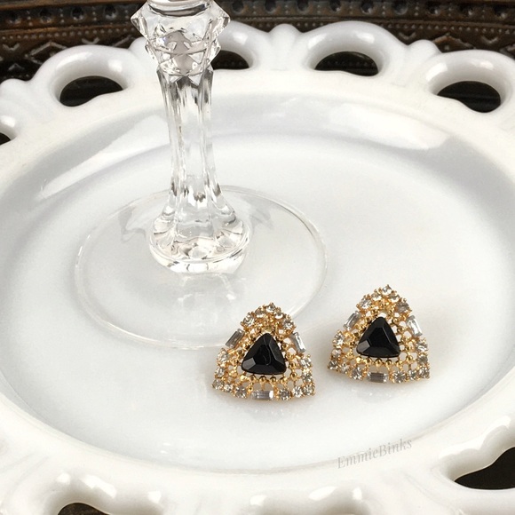 Fashion Jewelry Jewelry - ⭐️HP🆕 Geometric Filigree Rhinestone Earring Studs
